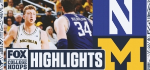 Northwestern Wildcats vs. No. 20 Michigan Wolverines Highlights | FOX College Hoops