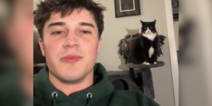 Proud Cat’s Dad Shows Off Unexpected Trick He Taught Her as a Kitten