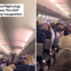 President Trump supporters sing ‘God Bless the USA’ on flight from DC