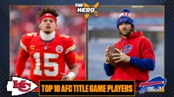 Mahomes-Allen duo, Travis Kelce and James Cook highlight Colin’s Top 10 in AFC Title Game | The Herd