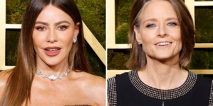 Sofia Vergara Heckles Jodie Foster During Golden Globes Win