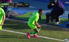 FC Juárez's José Rodriguez scores goal to take 1-0 lead against Cruz Azul