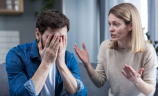 Spouse Comforting Injured Daughter Not Prepared For Reason Wife Storms Out Of The Room