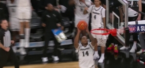 Providence's Corey Floyd throws down alley-oop to extend lead against Georgetown