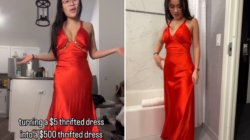 Woman Hits Thrift for Urgent Wedding Outfit—’Floored’ by $10 Item She Finds