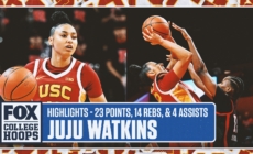 Juju Watkins compiles 23-point double-double in No. 4 USC’s 92-42 win over Rutgers | CBB on FOX