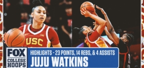 Juju Watkins compiles 23-point double-double in No. 4 USC’s 92-42 win over Rutgers | CBB on FOX