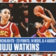 Juju Watkins compiles 23-point double-double in No. 4 USC’s 92-42 win over Rutgers | CBB on FOX