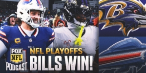 Josh Allen, Buffalo Bills HOLD OFF Lamar Jackson, Baltimore Ravens | NFL on FOX Pod