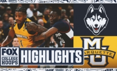 No. 25 UConn Huskies vs. No. 9 Marquette Golden Eagles Highlights | FOX College Hoops