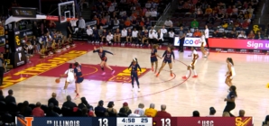 USC’s JuJu Watkins pulls off impressive euro step en route to dazzling finish vs. Illinois