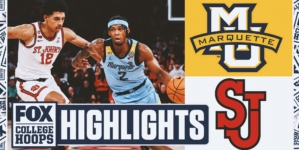 No. 11 Marquette Golden Eagles vs. No. 12 St. John's Red Storm Highlights | Fox College Hoops