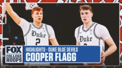 Cooper Flagg dominates in Duke's 110-67 win over Illinois | FOX College Hoop