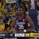 UConn's Samson Johnson throws down an emphatic jam vs. Marquette