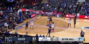 Ryan Conwell drains 3-point before buzzer, extending Xavier's lead vs. Seton Hall