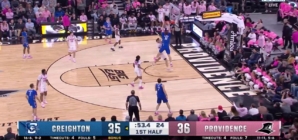 Creighton's Ryan Kalkbrenner throws down go-ahead alley-oop jam against Providence