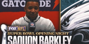 Saquon Barkley's best moments during Super Bowl LIX Opening Night | NFL on FOX