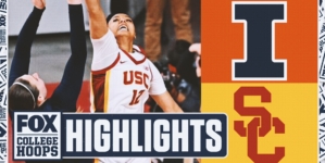 No. 25 Illinois Fighting Illini vs. No. 4 USC Trojans Highlights | FOX College Hoops