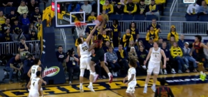 Maryland's Jordan Geronimo puts Michigan defender on a poster to extend lead