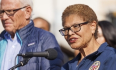 Mayor Karen Bass’ supporters go on offensive, targeting billionaires