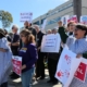 ‘I helped elect her’: Protesting Medi-Cal cuts at O.C. rep’s office