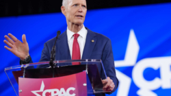 GOP’s Rick Scott Confronted on ‘Disturbance’ From Trump Economic Policies