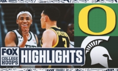 Oregon Ducks vs. Michigan State Spartans Highlights | Big Ten Tournament | FOX College Hoops