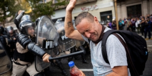 Protesters clash with police after Argentina cuts pension budget