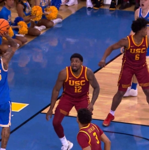 UCLA's Skyy Clark pulls off a dazzling move & finish to help extend lead over USC