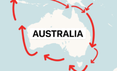 Map shows Chinese navy encircling US ally Australia in unprecedented show of force