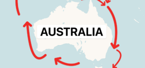 Map shows Chinese navy encircling US ally Australia in unprecedented show of force