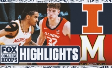 Illinois Fighting Illini vs. Maryland Terrapins Big Ten Tournament Highlights | FOX College Hoops