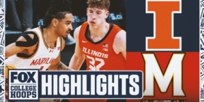 Illinois Fighting Illini vs. Maryland Terrapins Big Ten Tournament Highlights | FOX College Hoops