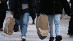 Retail sales rose modestly in February, but fell short of forecasts