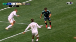 Kalani Kossa-Rienzi embarrasses LAFC's backline to help Seattle Sounders strike first