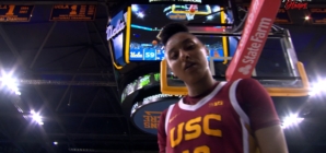 USC's JuJu Watkins pulls off a NASTY block on UCLA's Gabriela Jaquez