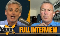 Colin Cowherd and Urban Meyer on multiple automatic bids in expanded CFP, 2025 biggest Draft names