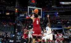 John Tonje drains his sixth 3-pointer of the game, extending Wisconsin's lead over UCLA