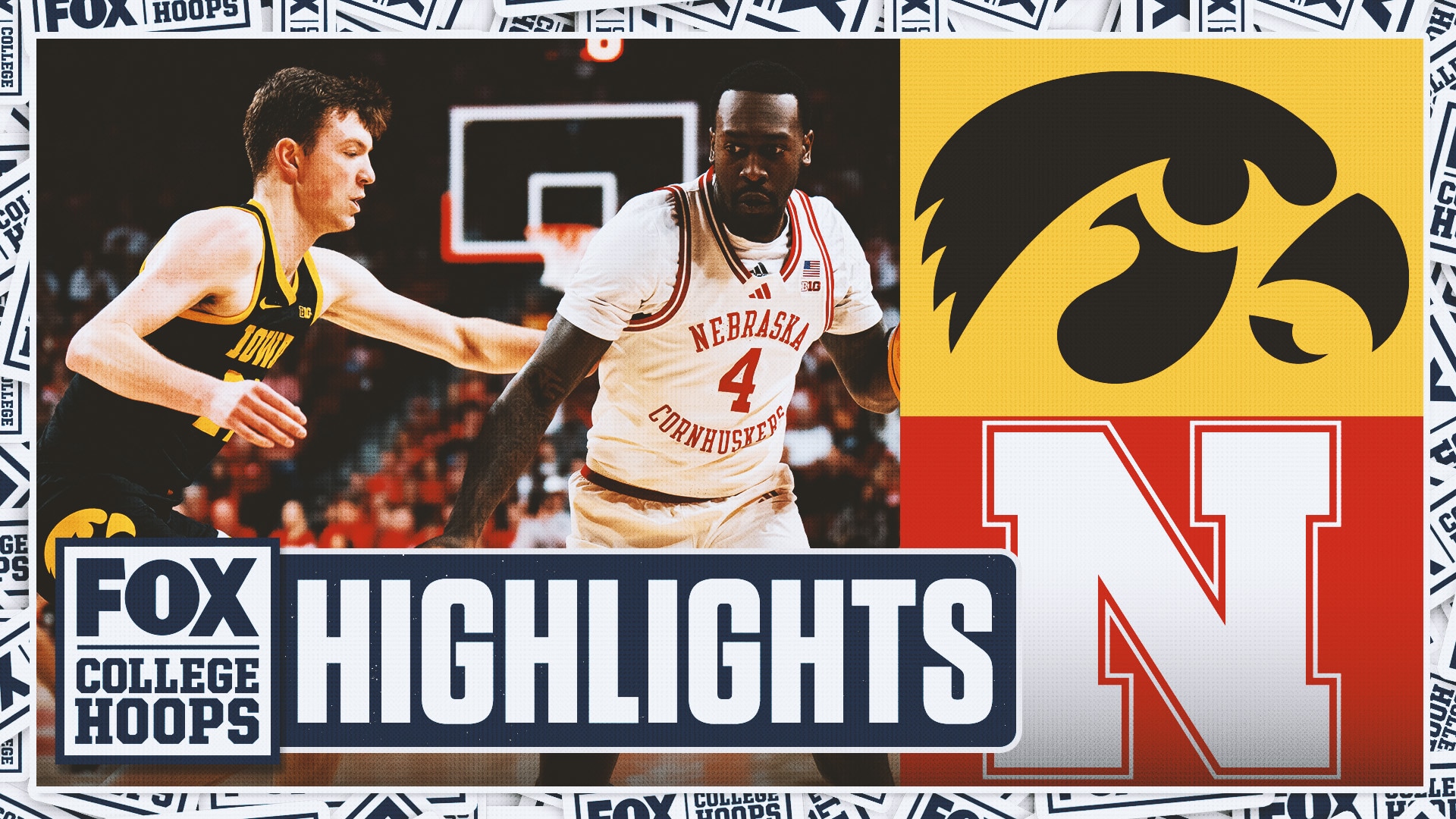 Iowa Hawkeyes vs. Nebraska Cornhuskers Highlights | FOX College Hoops