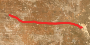 Mapped: The 42-Mile-Long ‘Dune Express’ Texas Conveyor Belt