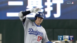 Shohei Ohtani’s double and run give Dodgers 4-1 win vs. Cubs in Tokyo Series