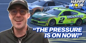 Austin Cindric breaks down EMOTIONAL win at Talladega w/ Kevin Harvick: ‘The pressure is on now!’