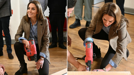 Kate Middleton reveals she got a chainsaw for Christmas while on Scotland trip