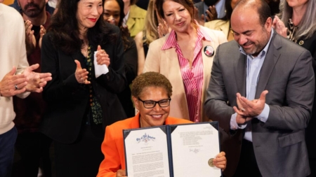 Mayor Karen Bass pledges to make it easier to film in L.A.