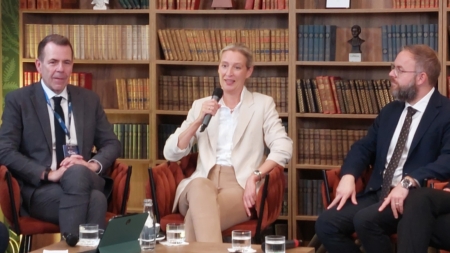Alice Weidel and Harald Vilimsky Speak About Sovereingty in Budapest