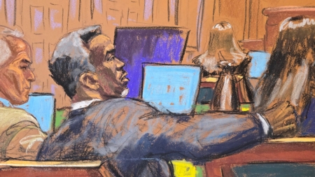 Sean ‘Diddy’ Combs trial names celebrities on first day of jury questioning