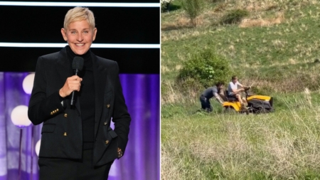 Ellen DeGeneres needs help mowing lawn of home in UK countryside