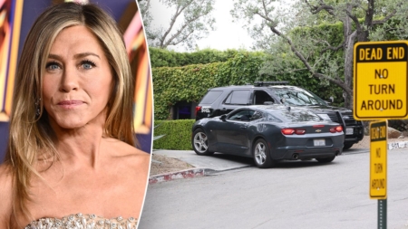 ‘Friends’ star Jennifer Aniston’s gate at LA home gets rammed, suspect arrested
