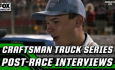 Corey Heim & Ross Chastain interviews after North Carolina Education Lottery 200 | NASCAR on FOX