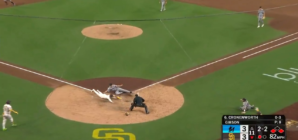Tyler Wade dives home and seals victory for Padres after wild error by Marlins